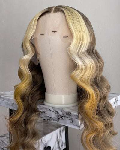 NHA Blonde Highlight Lace Front Wig