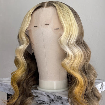 NHA Blonde Highlight Lace Front Wig