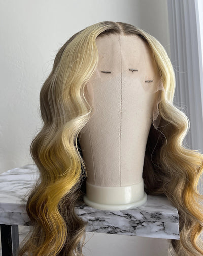 NHA Blonde Highlight Lace Front Wig