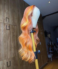 NHA Honey Carrot Cider Color Highlight Body Wave Wig