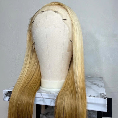 NHA Blonde Ombre Straight Lace Front Wig