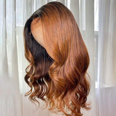 NHA 1B30 Ombre Wavy Lace Wig