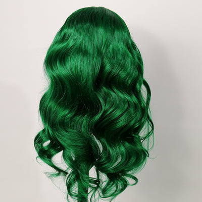20INCH 1B Green Ombre Body Wave Lace Front Wig