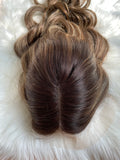 NHA Luxury Brown Balayage Body Wave Lace Wig
