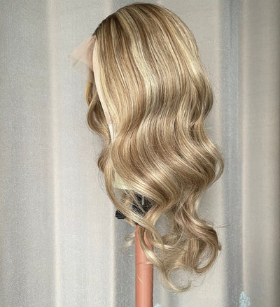 NHA Luxury Blonde Highlight Human Wig