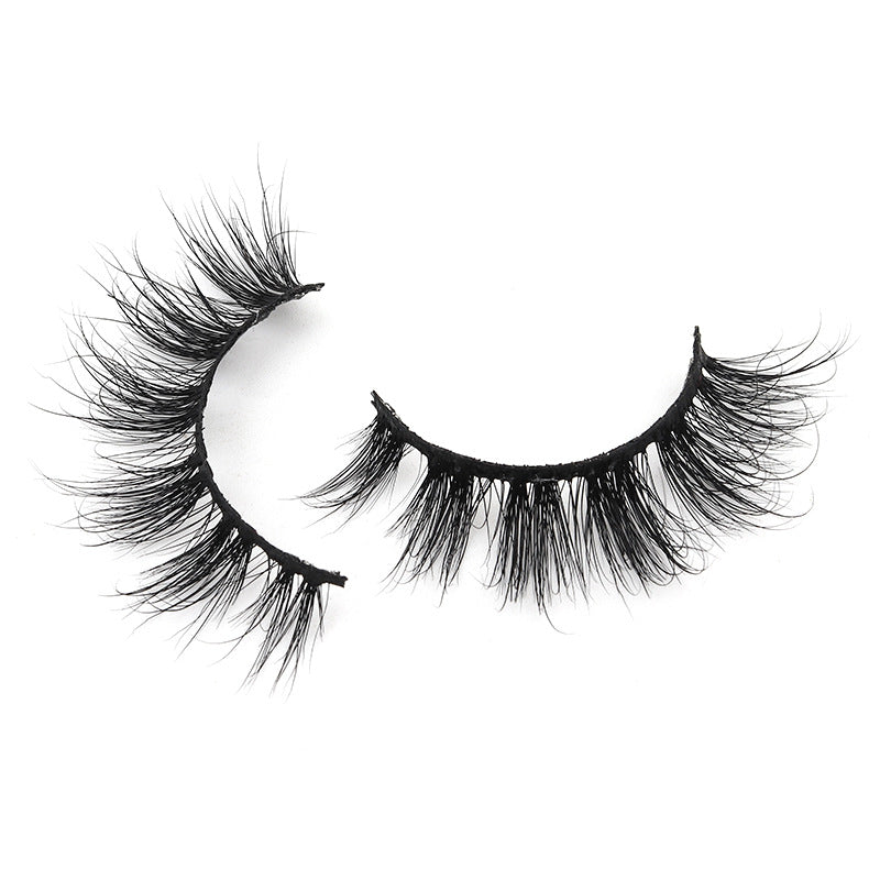 A-Luxury 3D Mink False Eyelashes with Pink Cute Box
