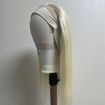 613 Blonde Straight HeadBand Human Hair Wig New Fashion