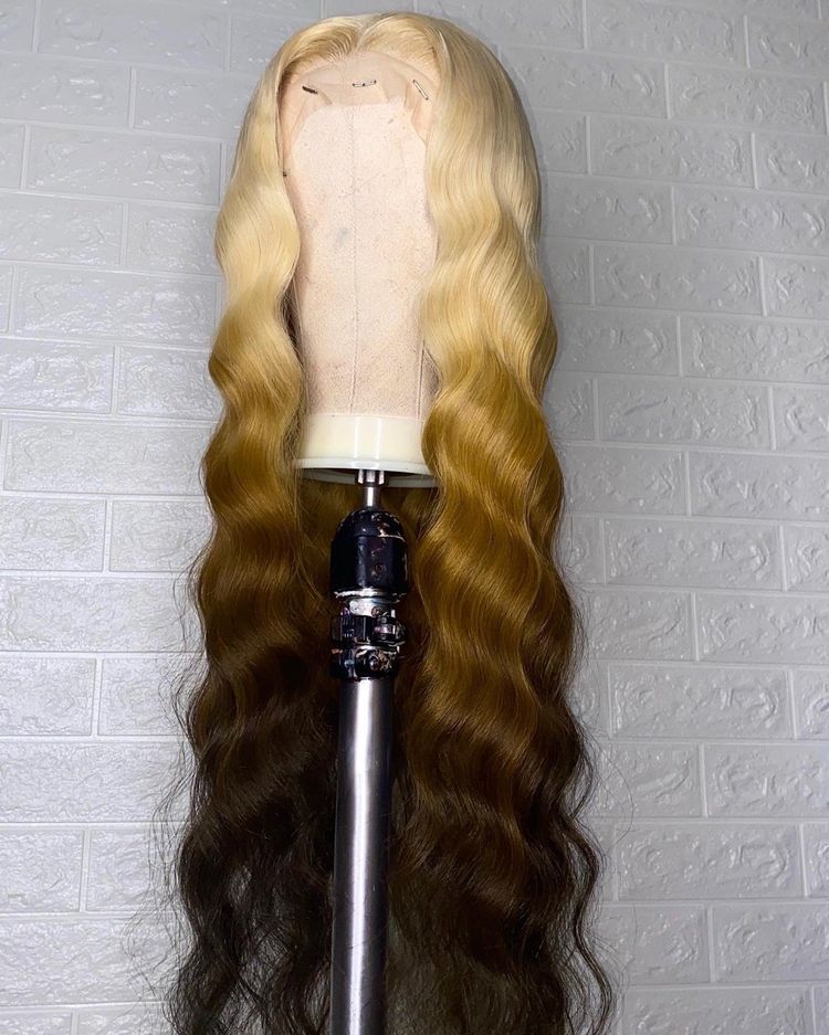 NHA Blonde Ombre Loose Wave Wig