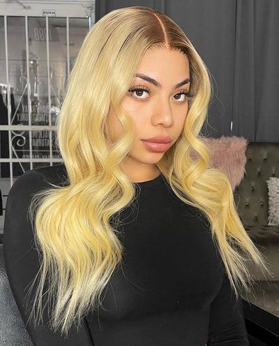 NHA Blonde Ombre Wig Lace Front Wig