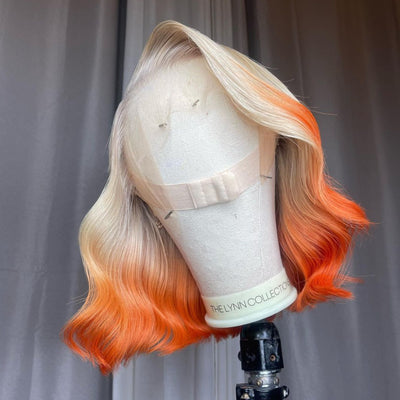 NHA Blonde Orange BOB Lace Front Wig