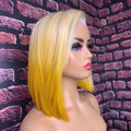 NHA Blonde Yellow Ombre Lace Wig