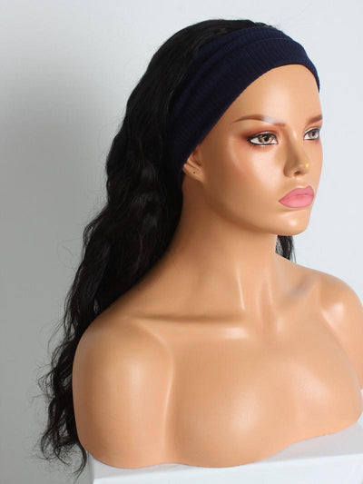 Body Wave HeadBand Human Hair Wig New Fashion