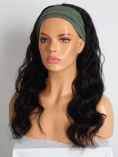Body Wave HeadBand Human Hair Wig New Fashion