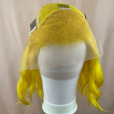 NHA Bright Yellow Short BOB Wig 14INCH
