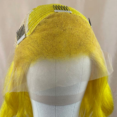 NHA Light Yellow Straight Lace Front Wig