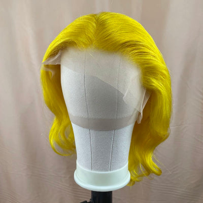 NHA Bright Yellow Short BOB Wig 14INCH