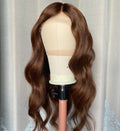 Brown Natural Wave Full Lace Wig