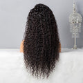 NHA Curly Style Human Hair Hand Tied Full Lace Wig