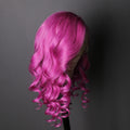 NHA Hot Pink Loose Wavy Lace Wig