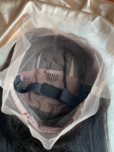 NHA Silky Straight Virgin Hair Full Lace Wig