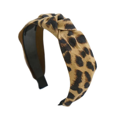 Leopard Print Headbands for Women 2Pcs