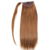 NHA Light Brown Remy Straight Ponytail Human Hair Extension