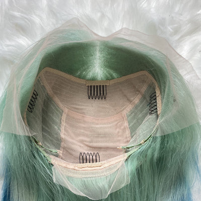 NHA Light Green BOB Lace Front Wig