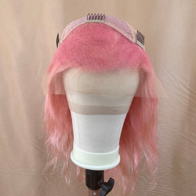 NHA Rose Bright Pink Lace Wig 12"