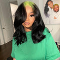 NHA Black Green Ombre Lace Front Wig Shop Looks