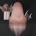 NHA Light Pink Straight Lace Front wig