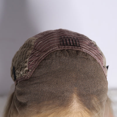 NHA 1B Grey Straight BOB Lace Front Wig