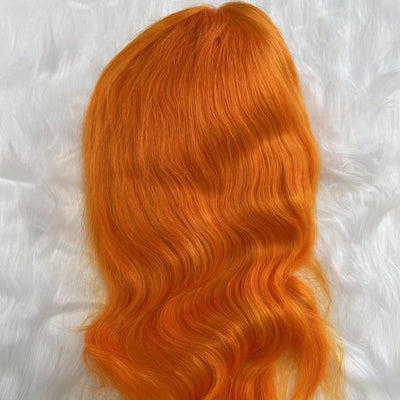 NHA Orange Wavy Lace Wig