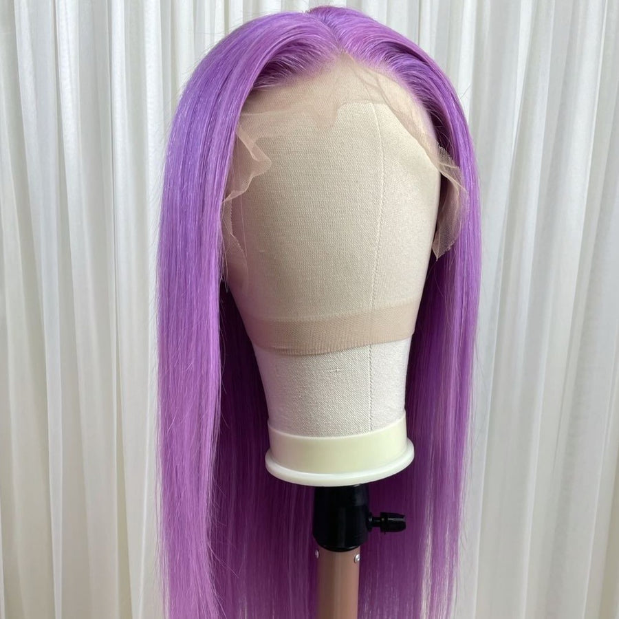 NHA Orchid Color Straight Lace Front Wig