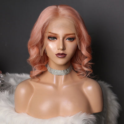 NHA Rose Bright Pink Lace Wig 12"