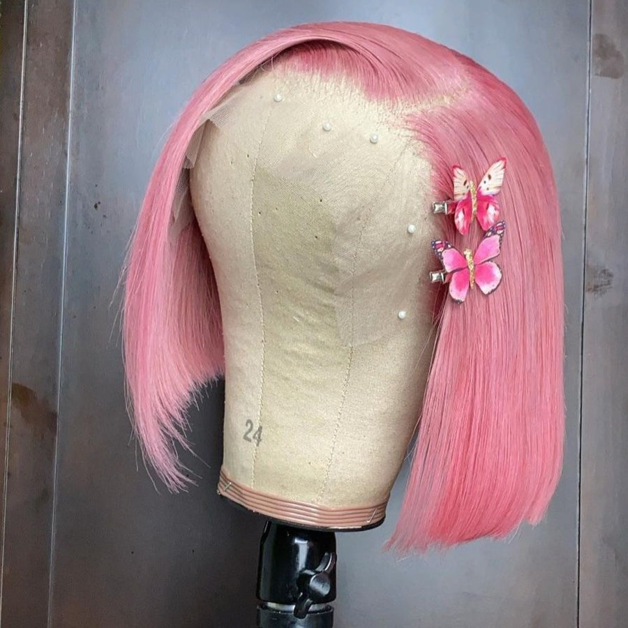 NHA Rouge Pink Bob Lace Wig