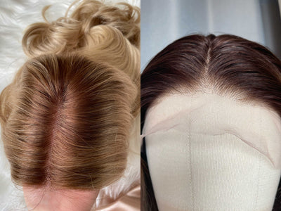 Long Style Natural Wave Brown Color Full Lace Wig