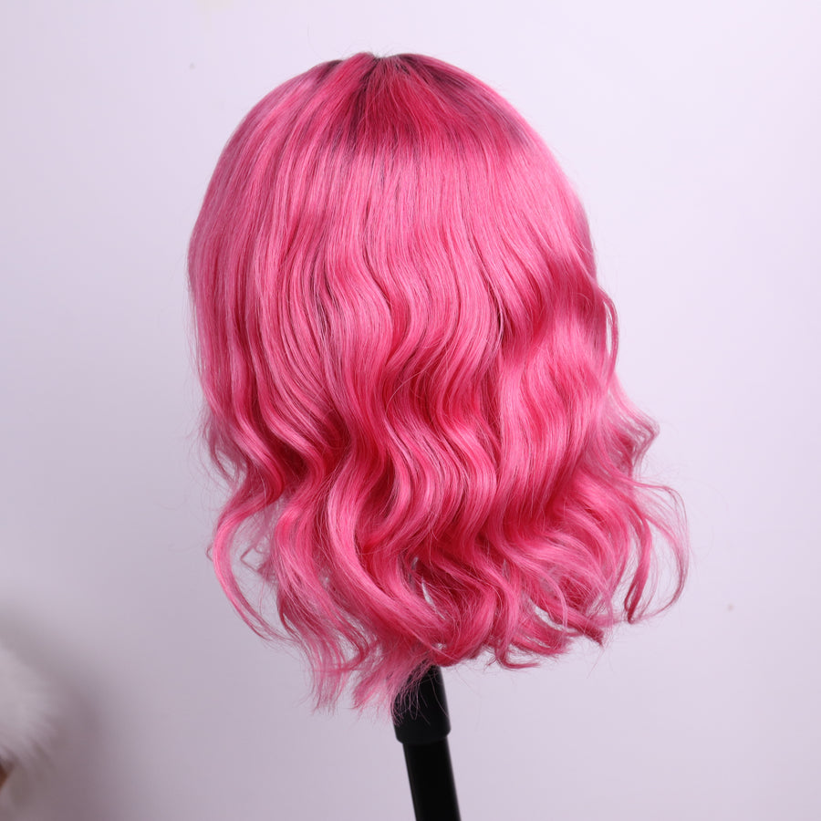 NHA Hot Pink Ombre Short Wig 10INCH