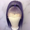 Mauve Purple Straight Lace Front Wig