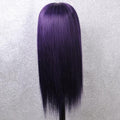 Eggplant Purple Straight Lace Front Wig