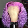 Lavendor Purple Curly Lace Front Wig