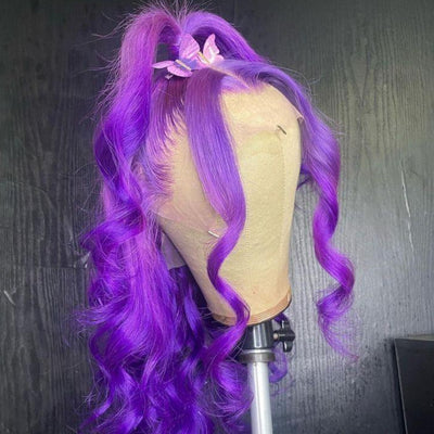 Amethyst Purple Wave Lace Front Wig