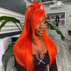 NHA Red Orange Fire Lace Front Wig