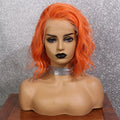 Red Orange Hot Bob Lace Front Wig