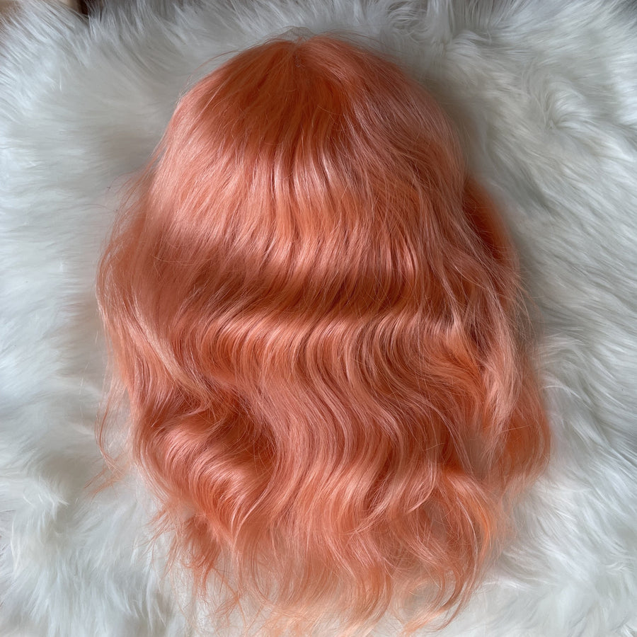 NHA Cantaloupe Color Body Wave Lace Front Wig