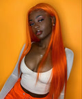 NHA Shop Looks Orange Color Lace Front Wig