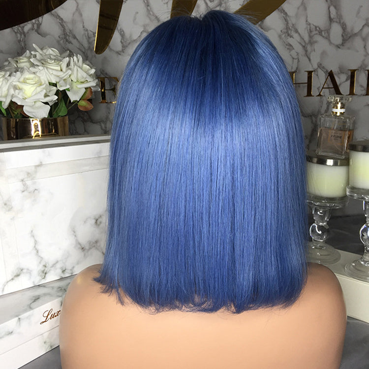 NHA Lace Front Wig Marina Blue BOB