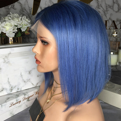 NHA Lace Front Wig Marina Blue BOB