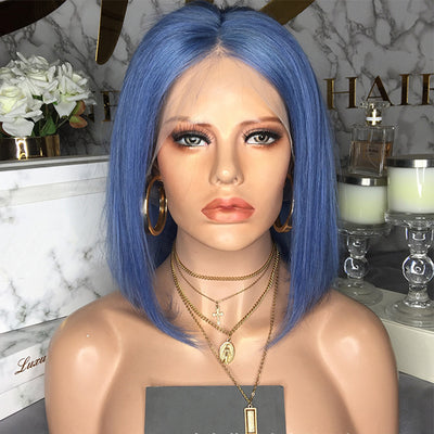 NHA Lace Front Wig Marina Blue BOB