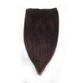 NHA Dark Brown Straight Clip in Human Hair Extension