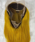 Brown Yellow Ombre Bob Lace Front Wig